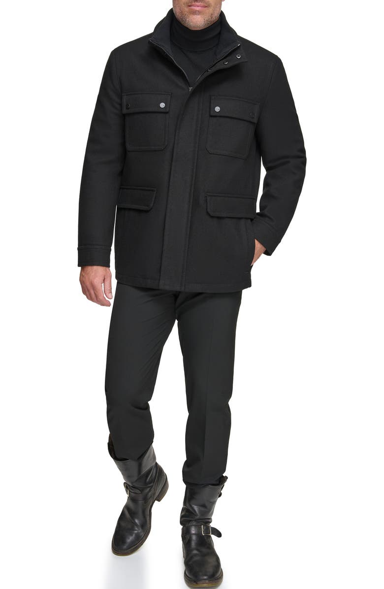 Andrew Marc Dunbar Melton Jacket, Alternate, color,