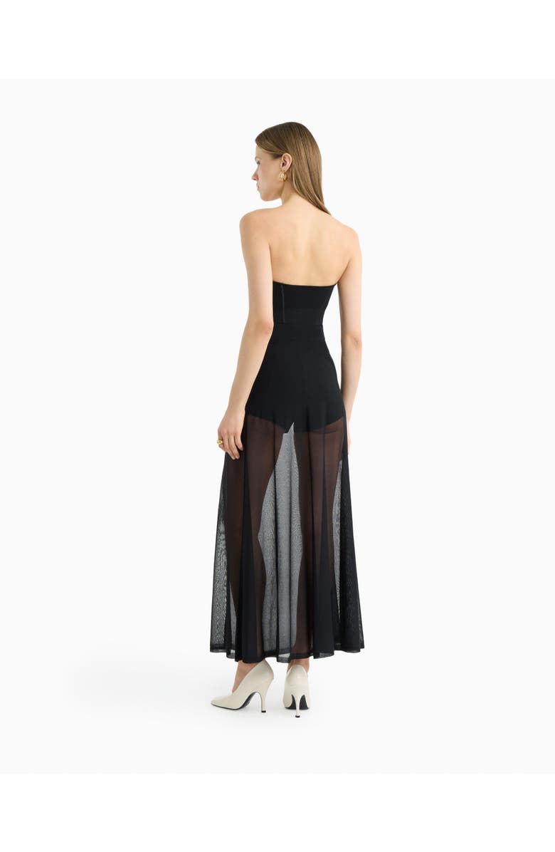 Dodiee Paz Sheer Skirt, Alternate, color, Black
