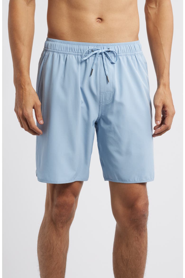 The Anchor Swim Trunks, Main, color, LIGHT BLUE