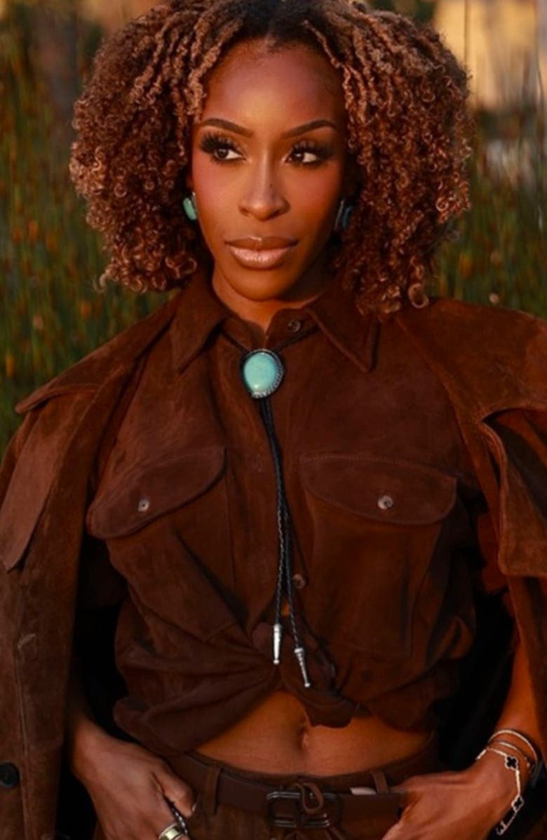 Petit Moments Margengo Bolo Necklace, Alternate, color, Turquoise