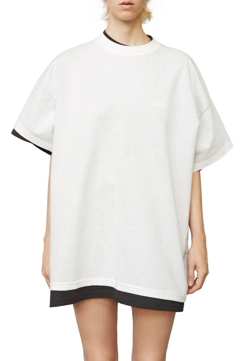 x Hanes Oversized Double Tee, Main, color, SECURITE
