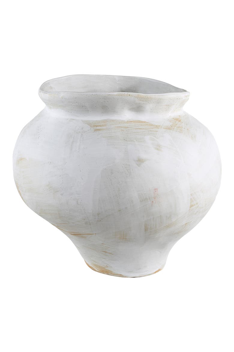 Terracotta Vase, Alternate, color, WHITE