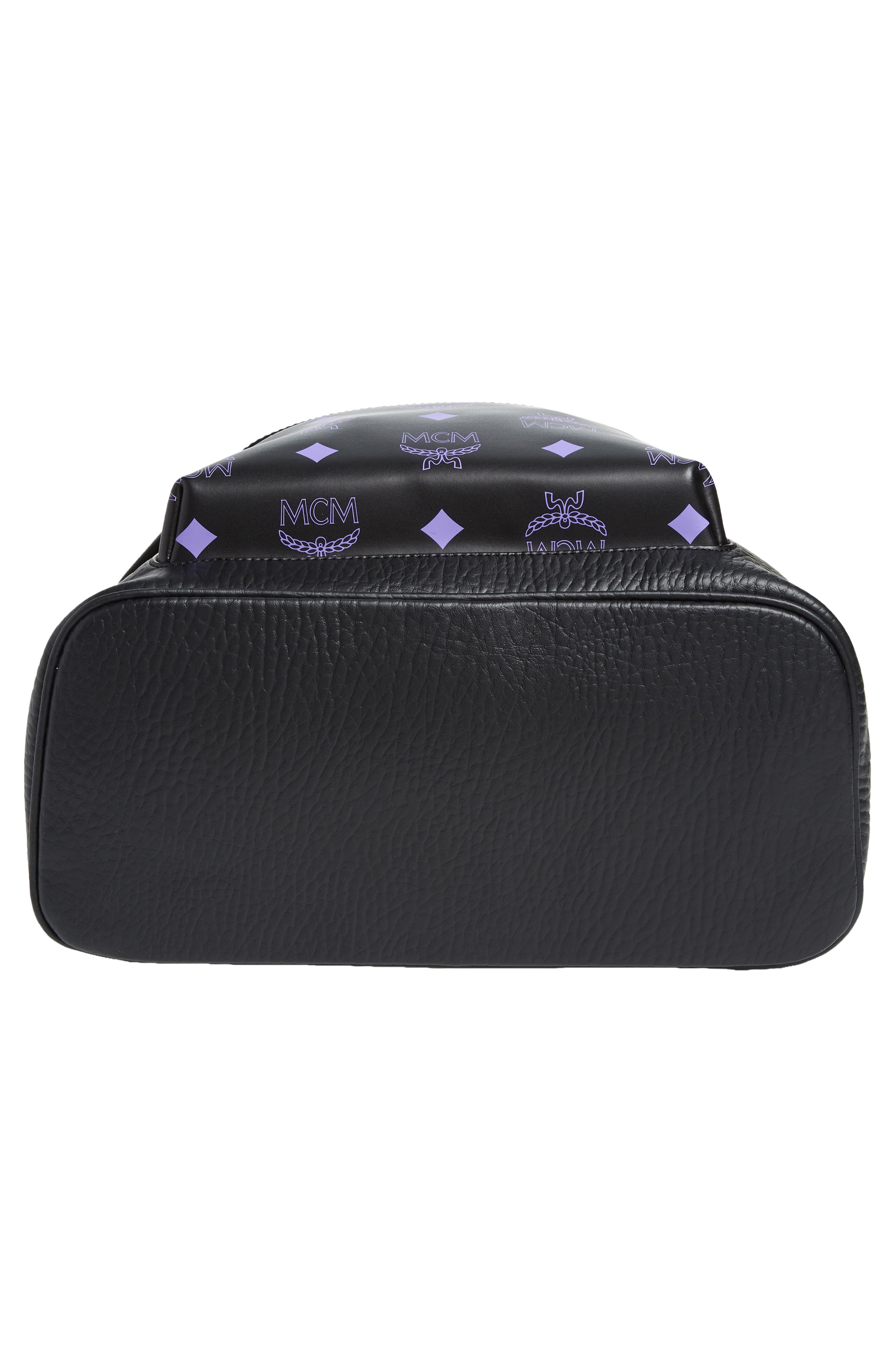 MCM Color Splash Logo Medium Water Repellent Backpack, Alternate, color, 