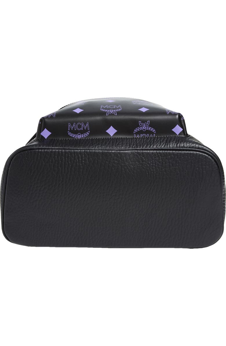 MCM Color Splash Logo Medium Water Repellent Backpack, Alternate, color,