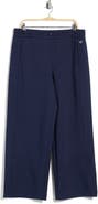 DKNY Highline Rib High Waist Wide Leg Pants