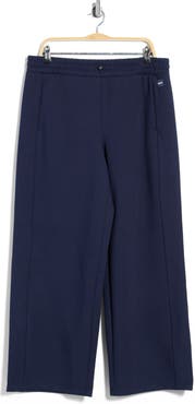 DKNY Highline Rib High Waist Wide Leg Pants