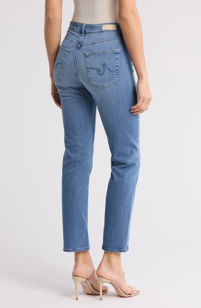 AG Saige Crop Straight Leg Jeans, Alternate, color, Serene