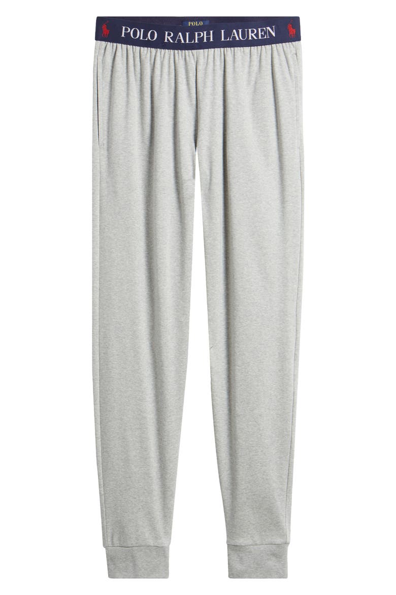 Mercerized Cotton Pajama Joggers, Alternate, color, ANDOVER HEATHER