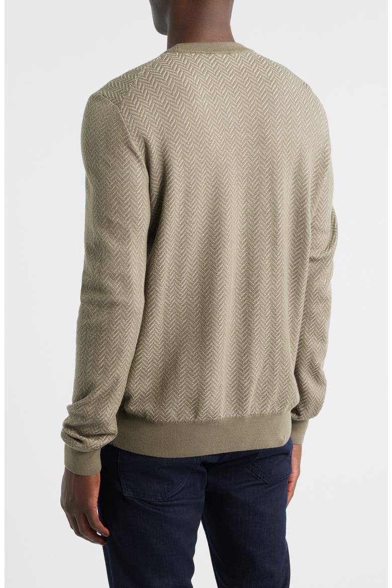 Habito Wool Sweater, Alternate, color, OPEN BROWN
