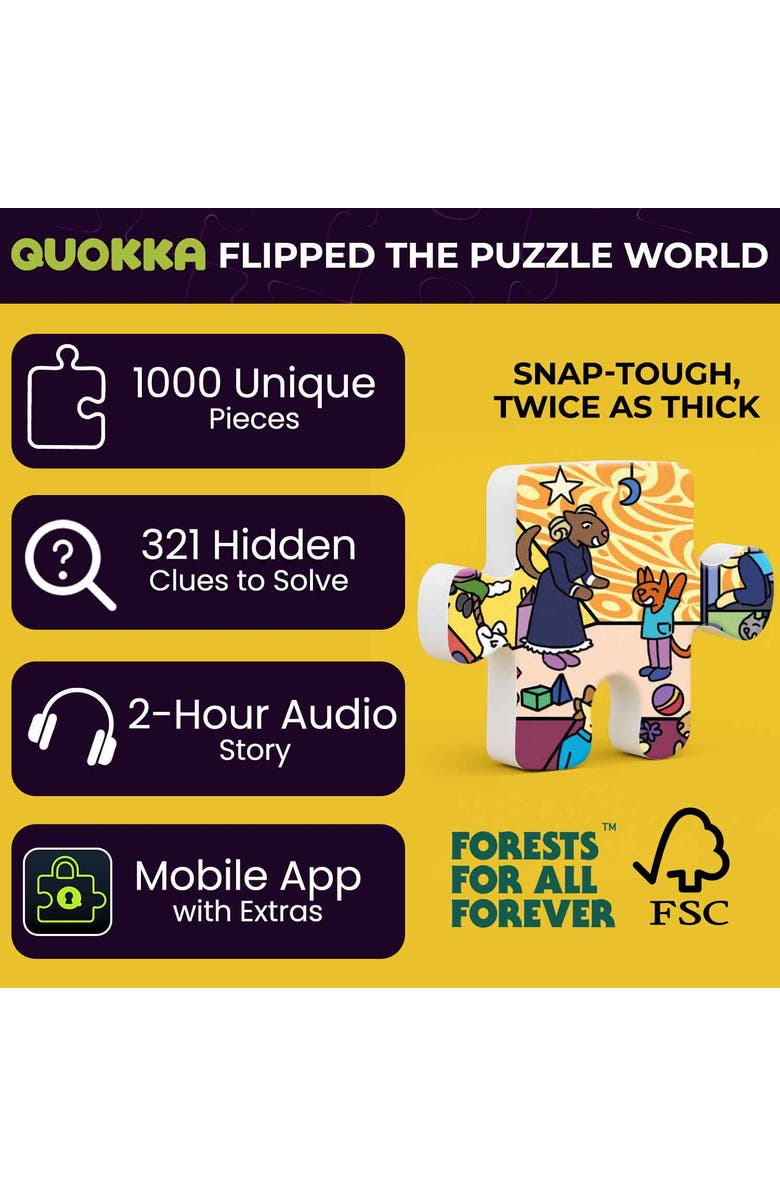 Quokka 1000 Piece Puzzle for Adults and Teens - Animal Bash, Desert Whirl & Hotel Wildeluxe, Alternate, color, Wildeluxe