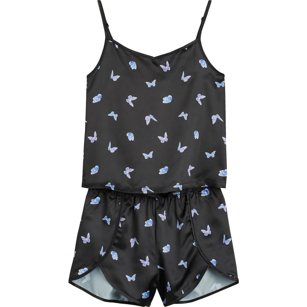 Nordstrom Kids' Print Satin Short Pajamas