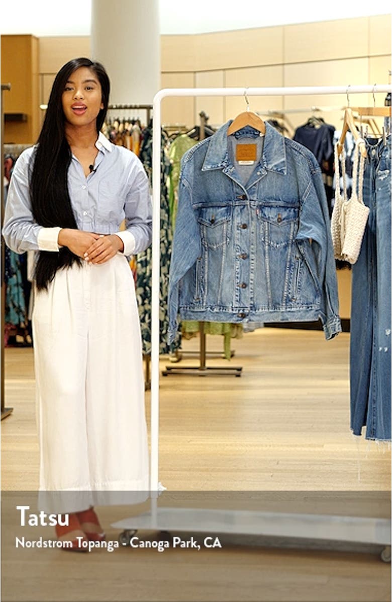 '90s Denim Trucker Jacket, sales video thumbnail