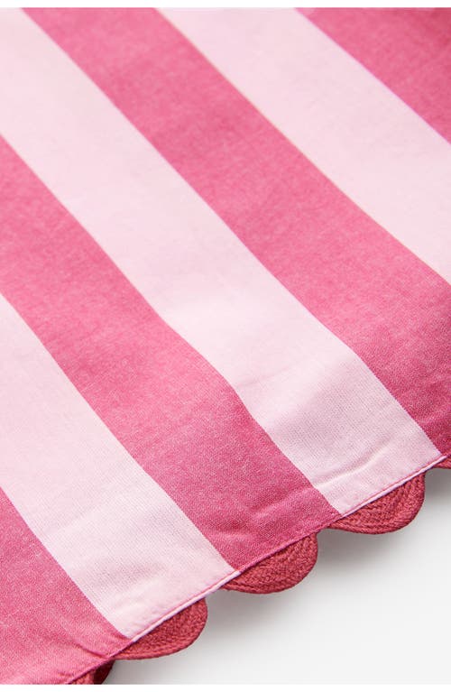 Next Stripe Cotton Scallop Hem Shorts