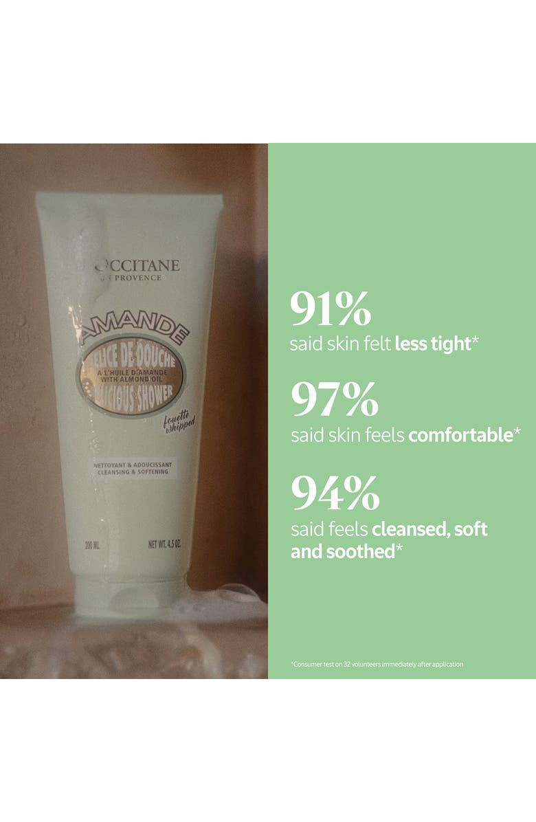 L'Occitane Almond Delicious Shower Cream, Alternate, color, 
