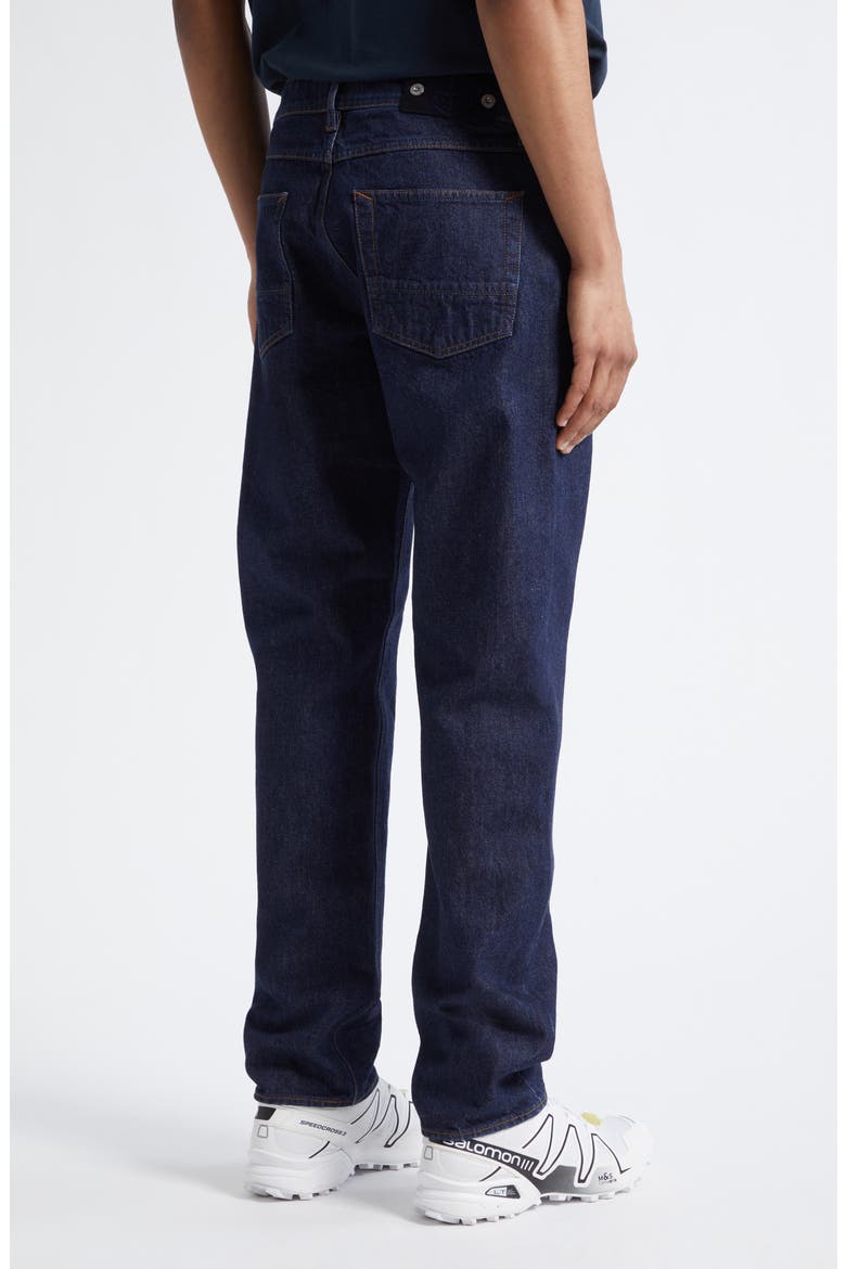 Cotton Straight Leg Jeans, Alternate, color, BLUE RINSE