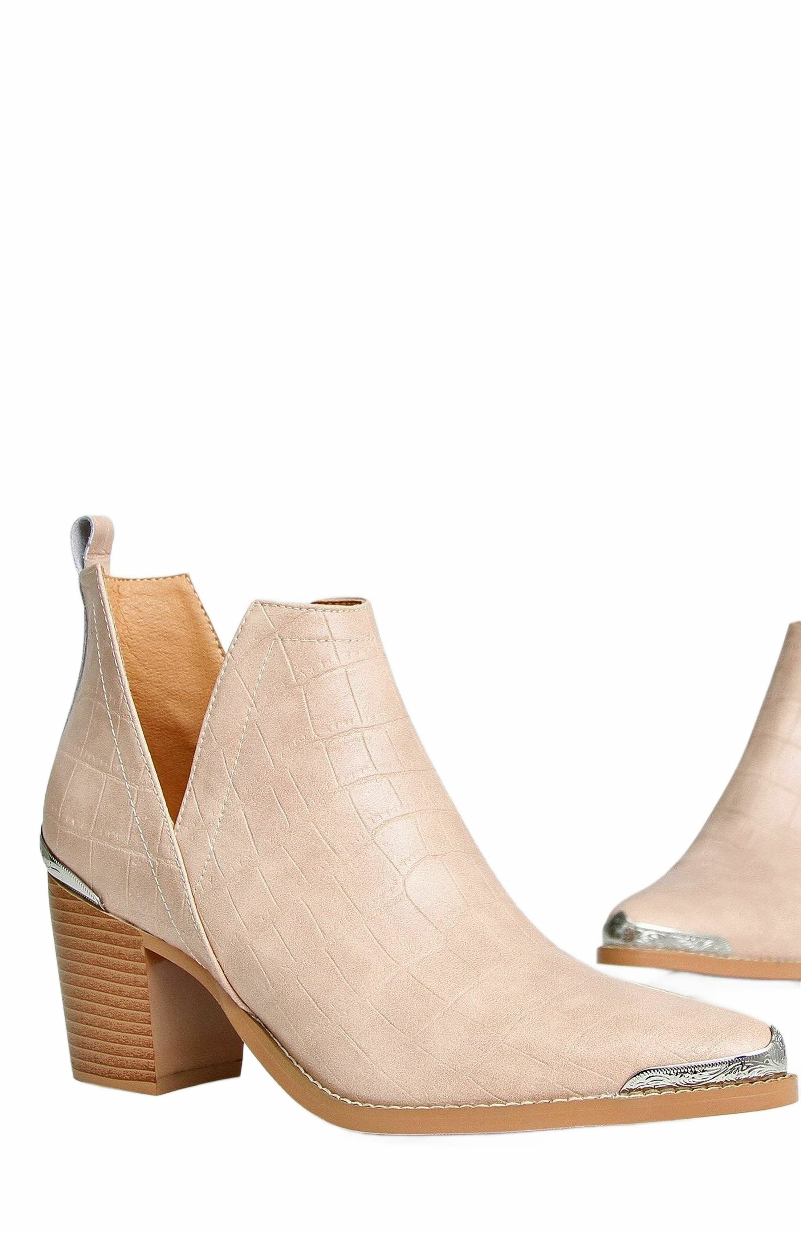 Austin Suede Ankle Boot, Alternate, color, Blush
