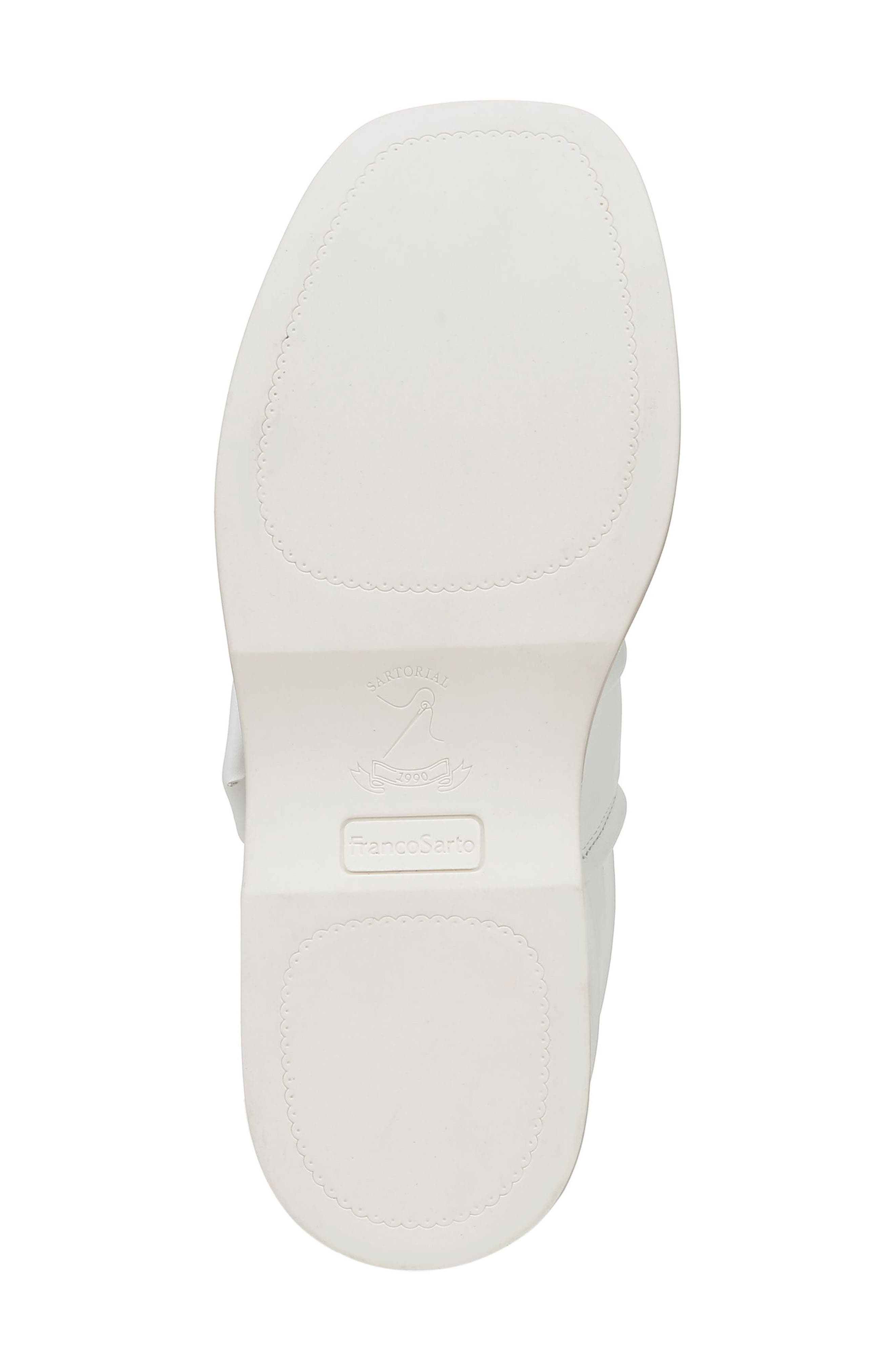 Franco Sarto Piper Slingback Platform Sandal, Alternate, color, White