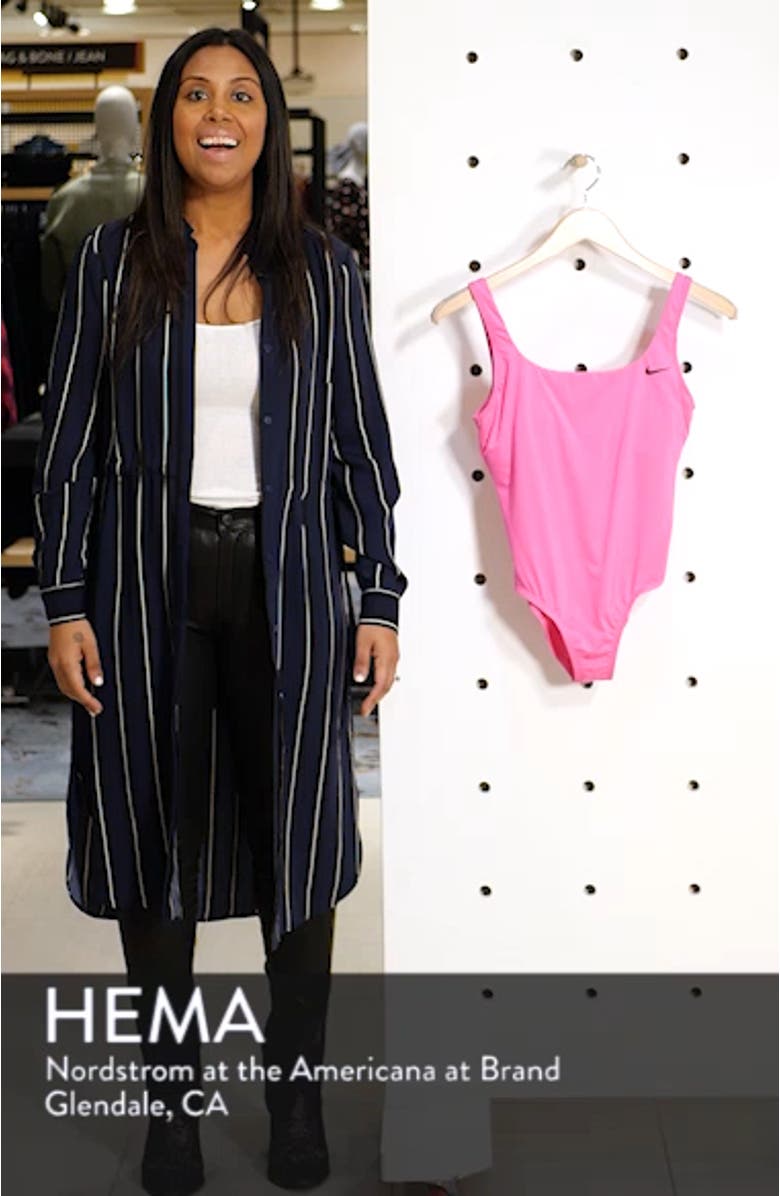 U-Back One-Piece Swimsuit, sales video thumbnail