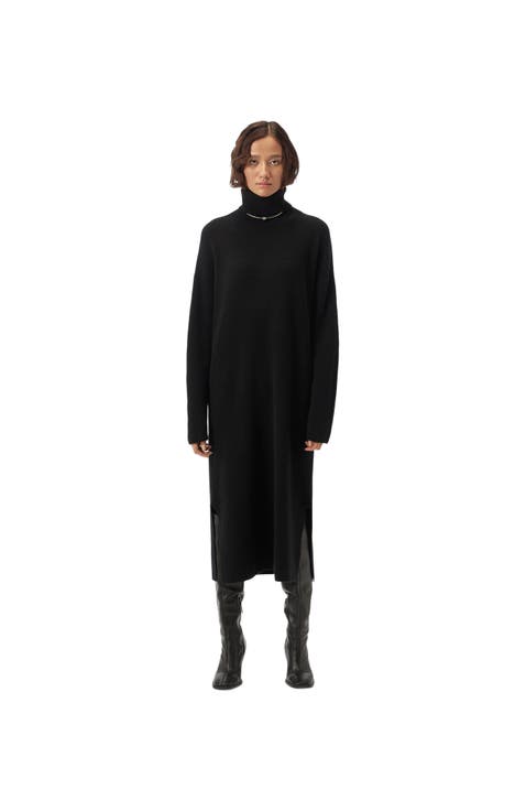 Cashmere Turtleneck Dress