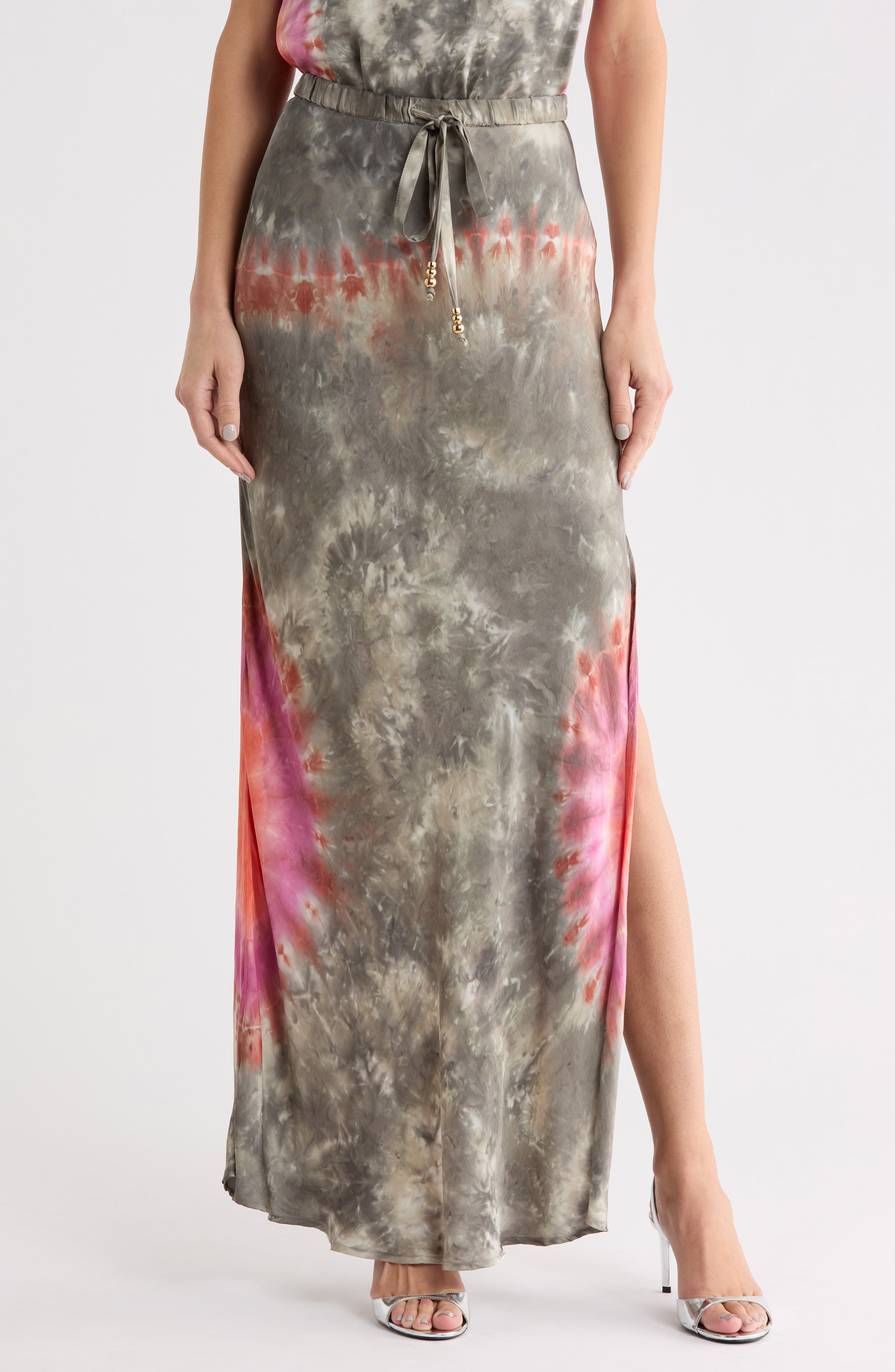 Sylvie Drawstring Maxi Skirt