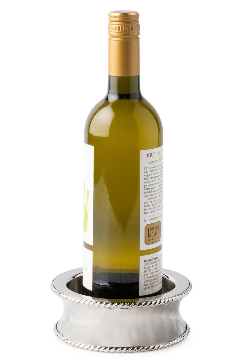 Graham Stainless Steel Wine Bottle Coaster, Alternate, color, NO COLOR