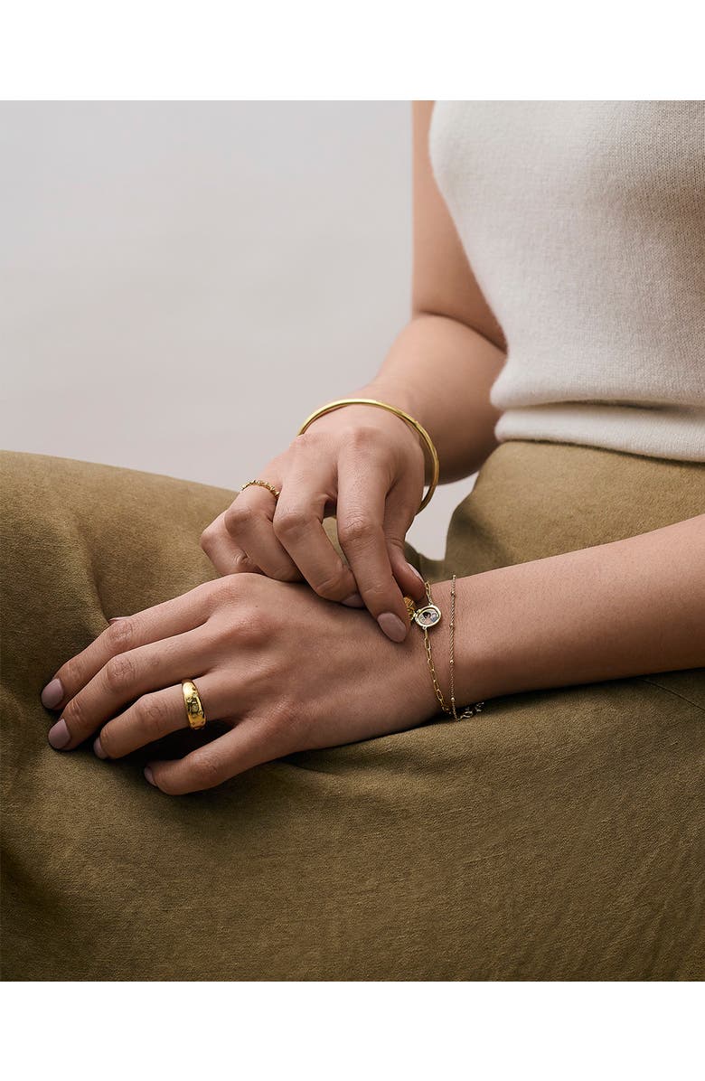 Astley Clarke Gold Polaris Mother of Pearl Locket Bracelet, Alternate, color, Mother Of Pearl