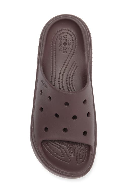 CROCS CROCS STOMP WATER RESISTANT PLATFORM SLIDE SANDAL 