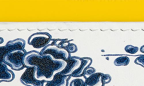Dries Van Noten Yellow Mirror & Embroidered Leather Case