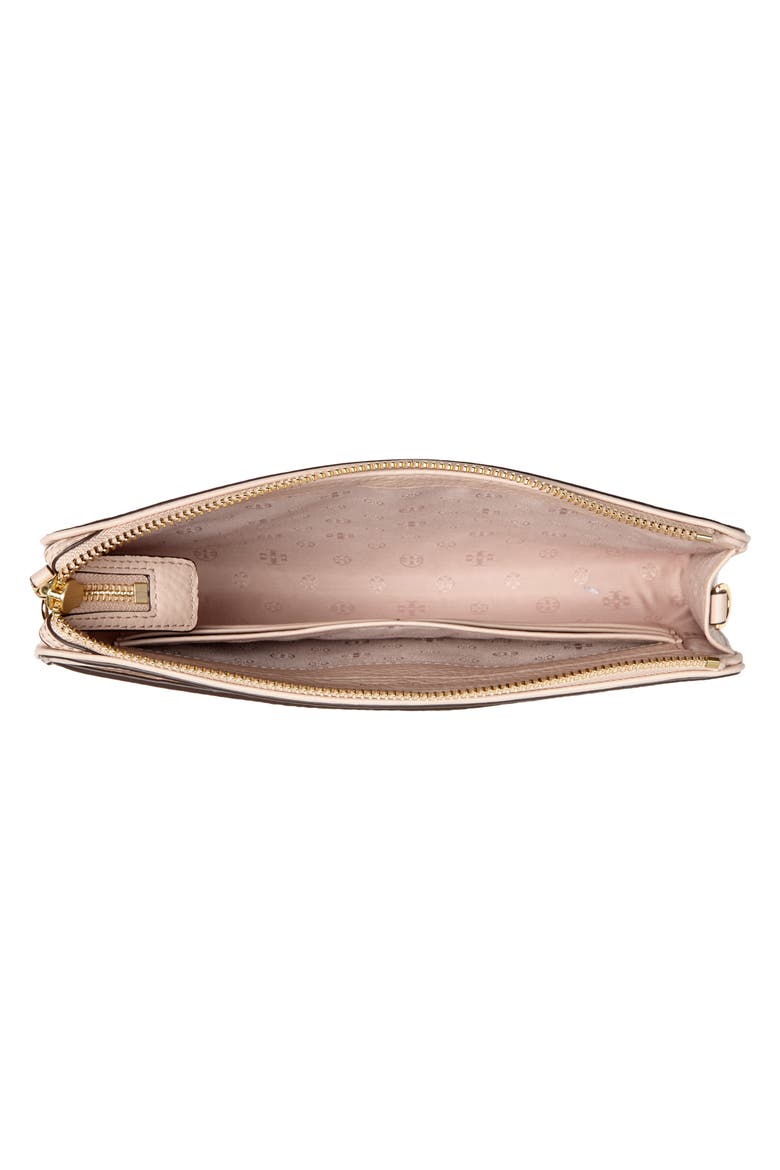 Marsden Leather Wallet Crossbody Bag, Alternate, color, LIGHT OAK