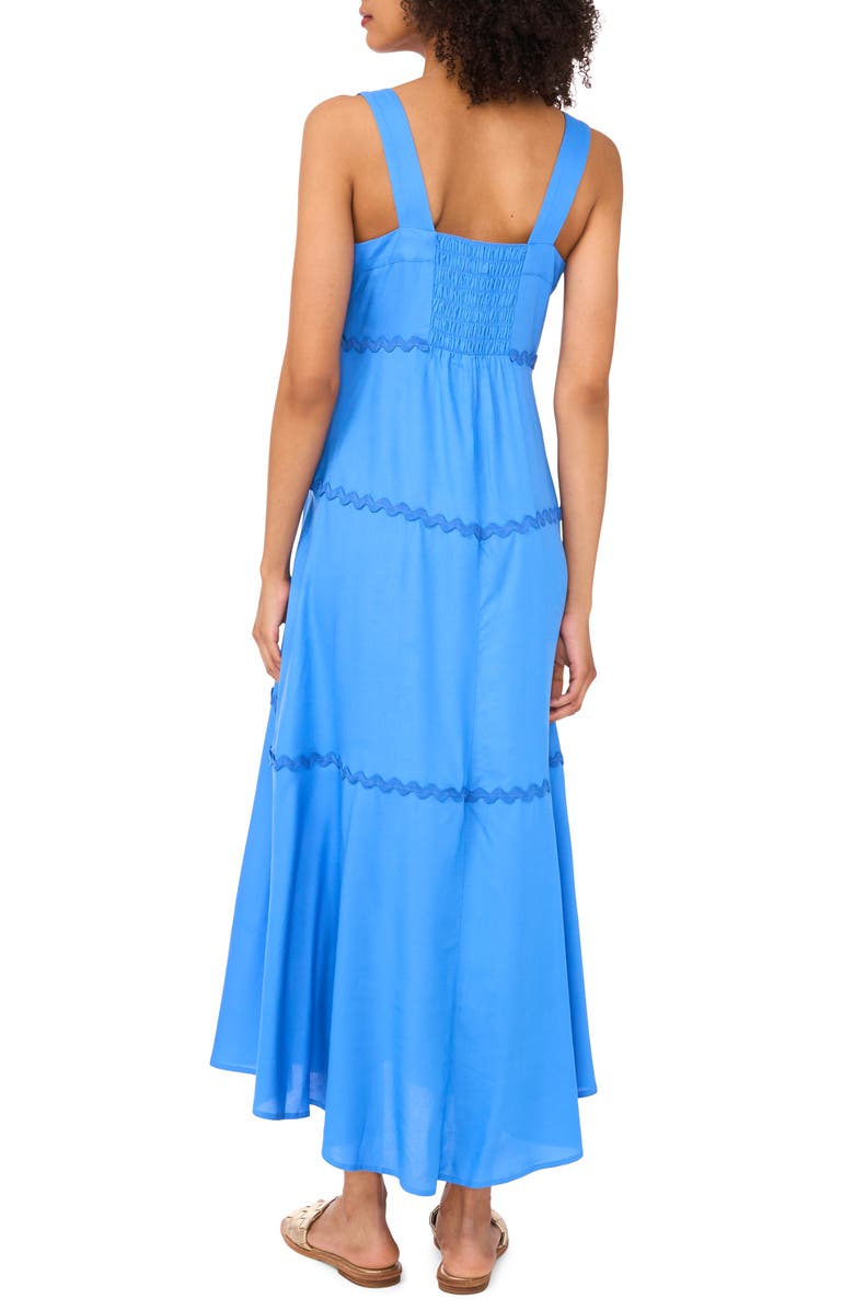 Vince Camuto Tiered Maxi Dress, Alternate, color, Palace Blue