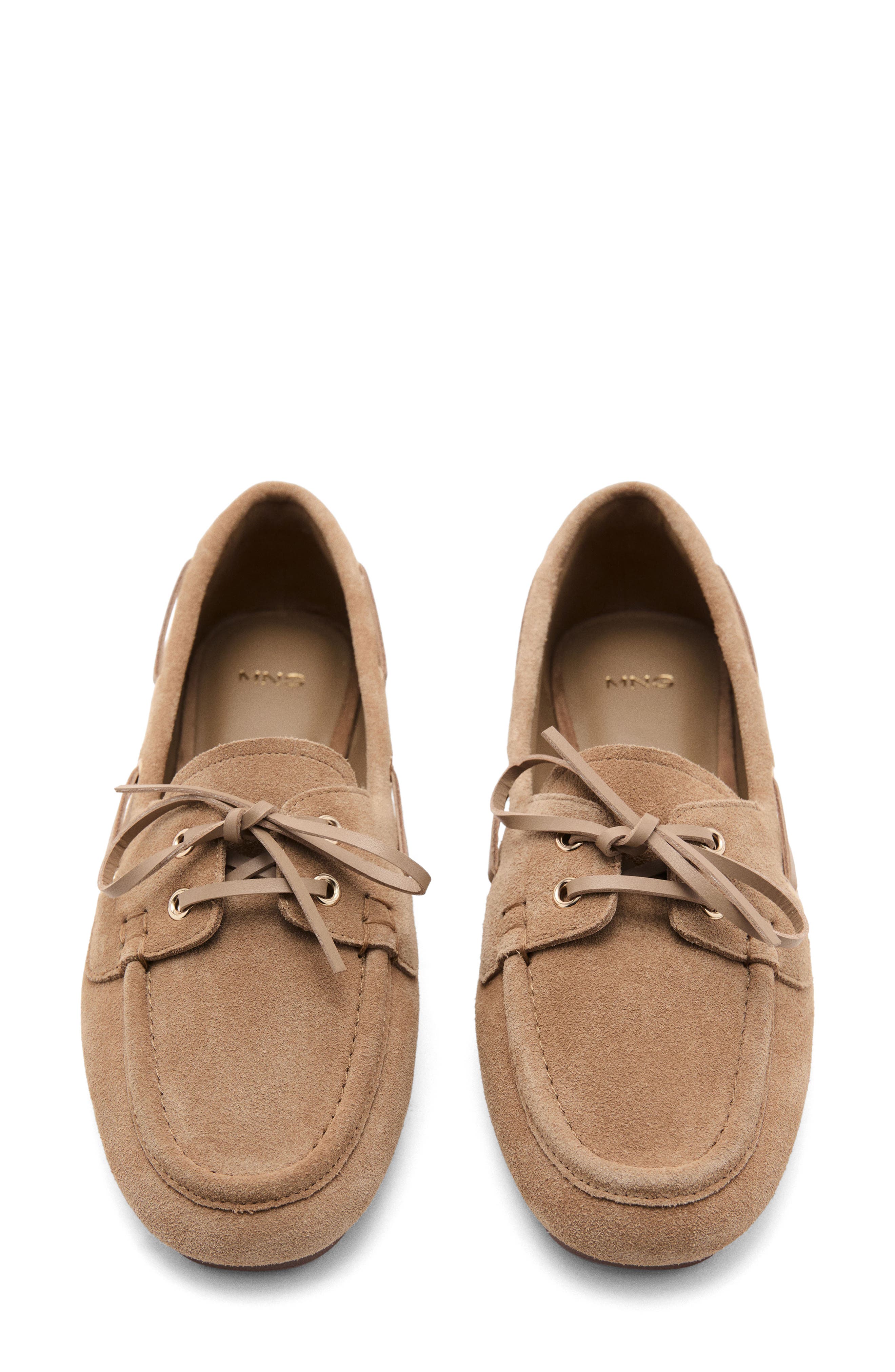 Suede Boat Shoe, Alternate, color, SAND