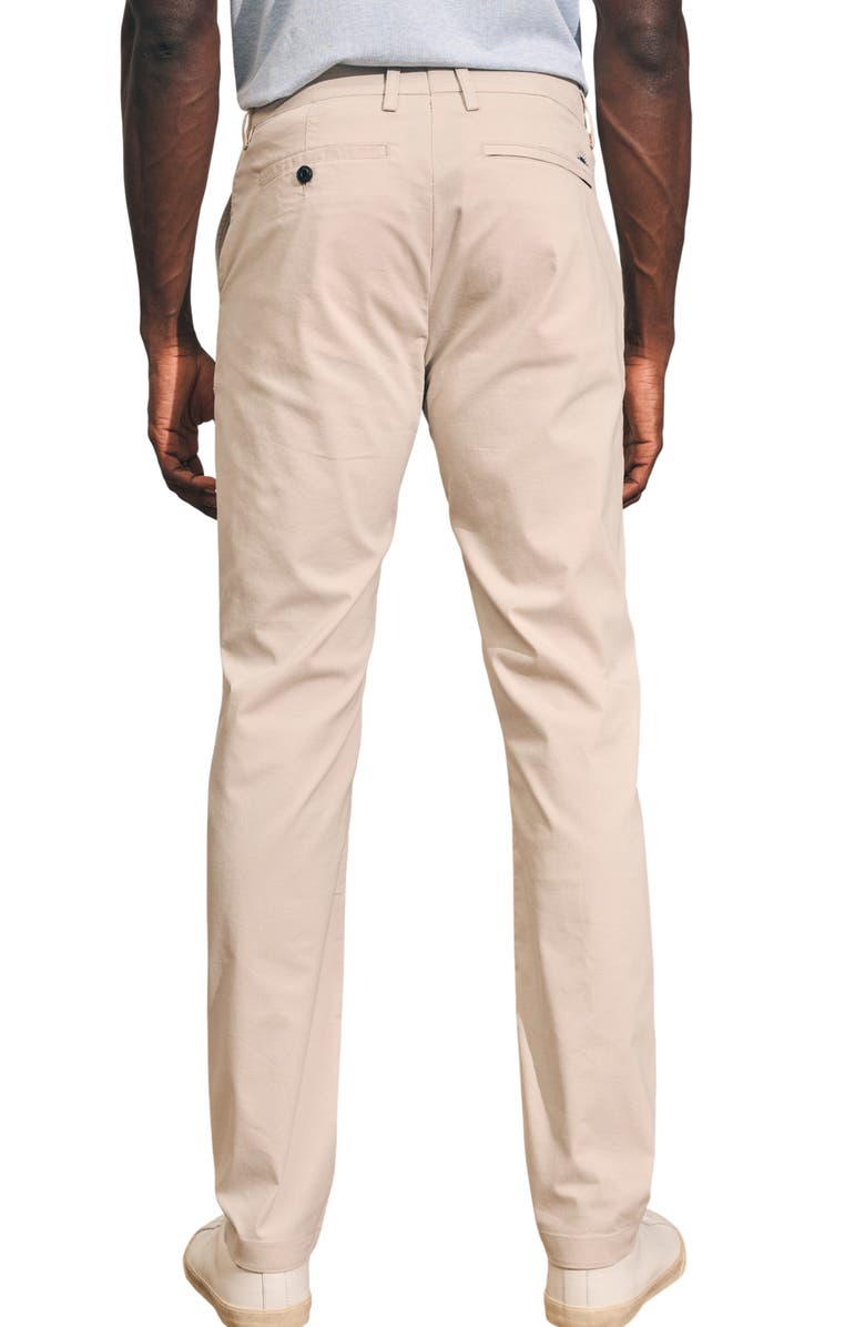 Faherty Movement Organic Cotton Blend Pants, Alternate, color, Light Sand