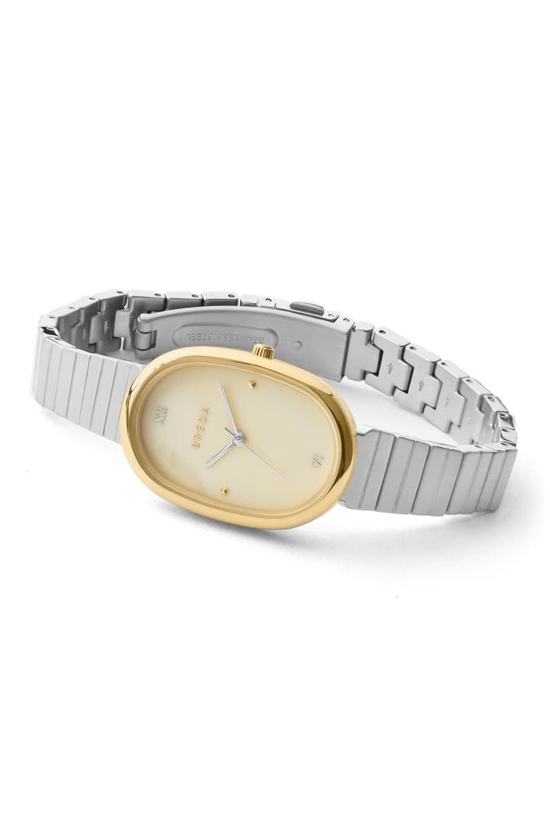 Jane x Taylor LaSea Bracelet Watch, 23mm, Alternate, color, GOLD/ SILVER/ MOP