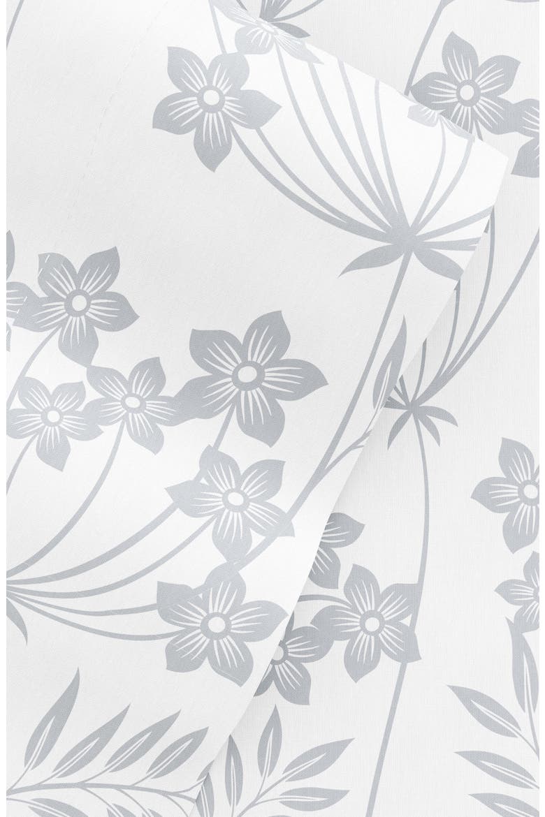 Premium Ultra Burst of Vines Pattern 4-Piece Bed Sheets Set, Alternate, color, CHANTILLY LACE