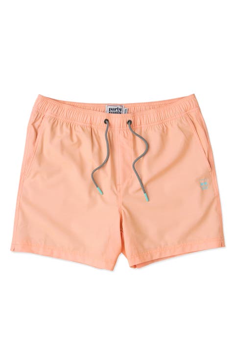Solid Happy Hour 5-Inch Swim Trunks