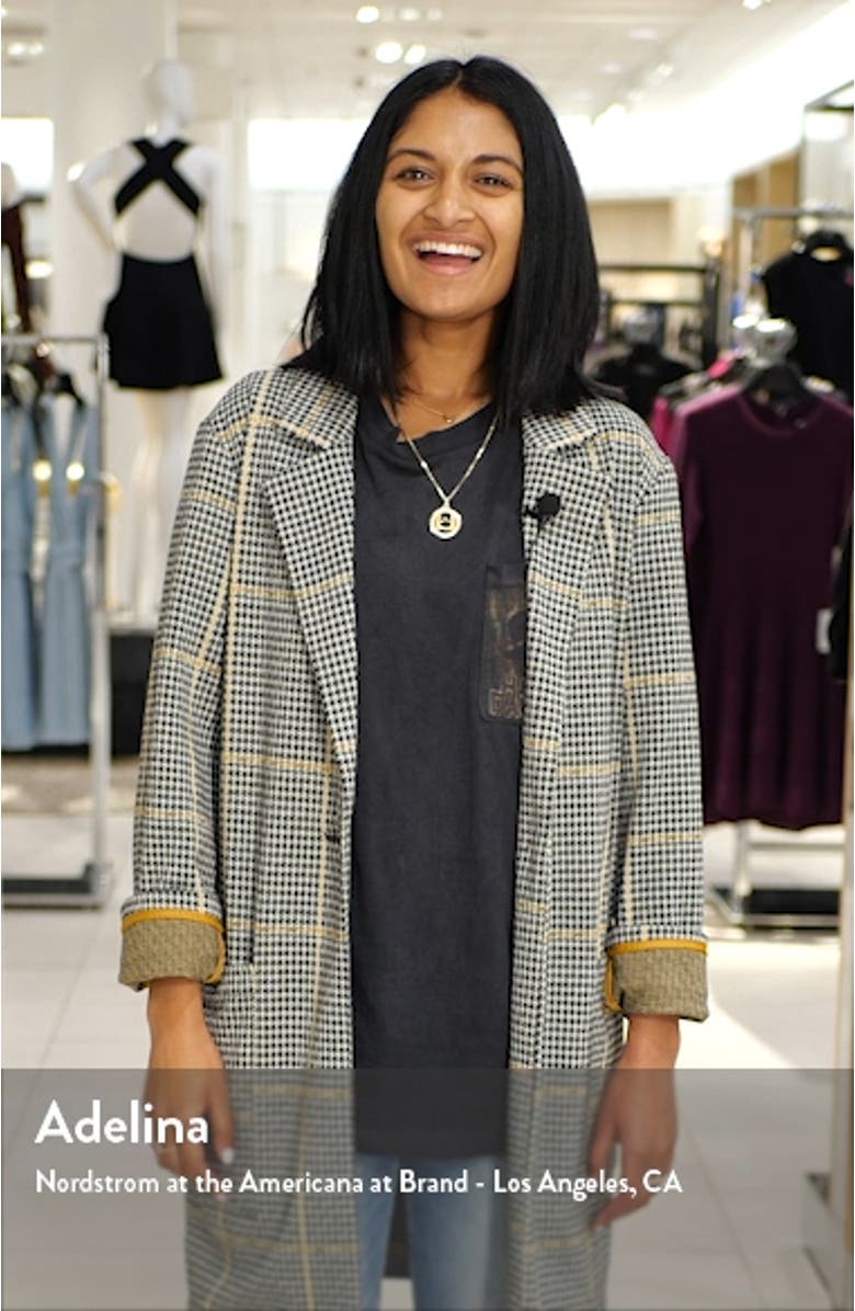 Flora Side Slit Long Sleeve Merino Wool Sweater Dress, sales video thumbnail