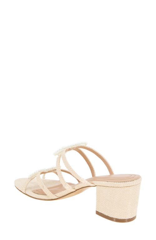 Bcbg Sarina Slide Sandal In Natural