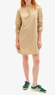 Clare V. St. Martin Poplin Shirtdress