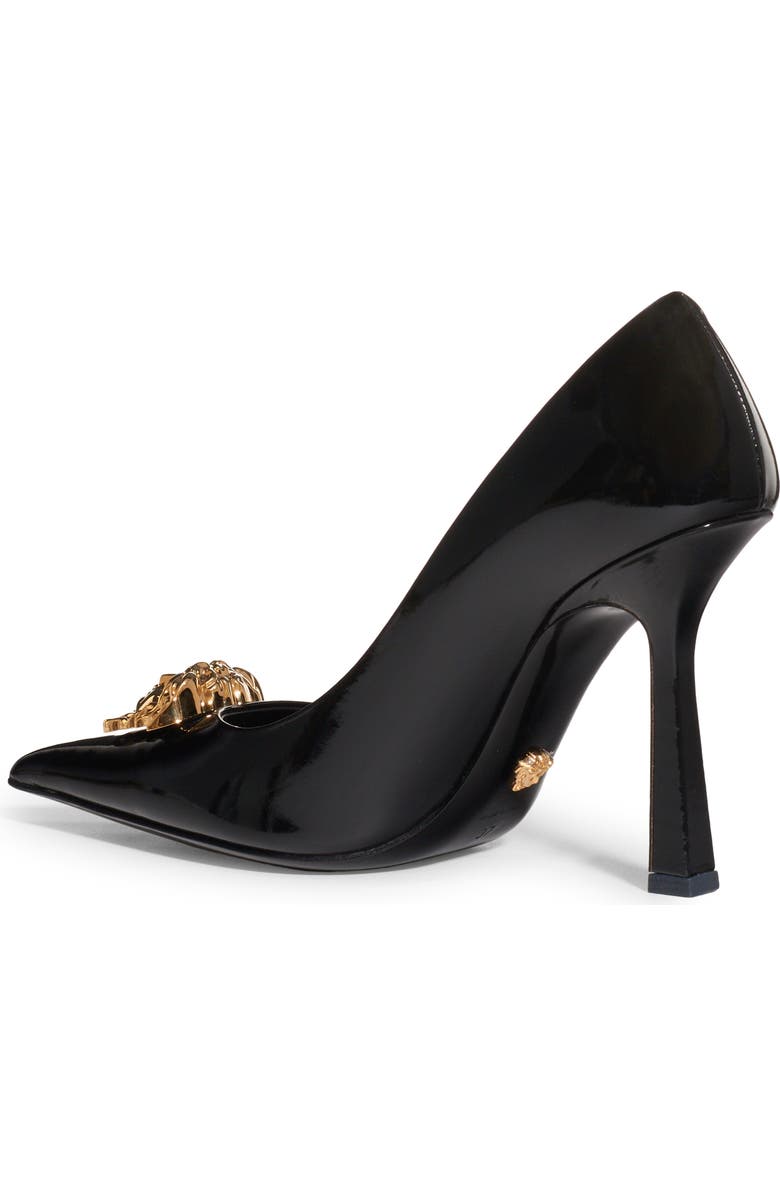 Versace La Medusa Pointed Toe Pump, Alternate, color,