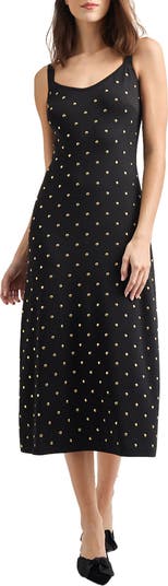 Studded Midi Dress