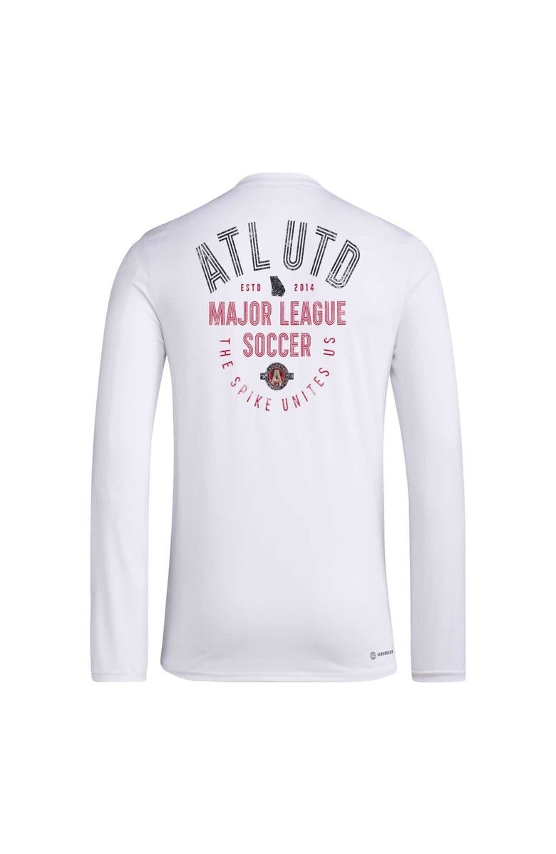 adidas Men's adidas White Atlanta United FC Local Stoic Long Sleeve T-Shirt, Alternate, color,
