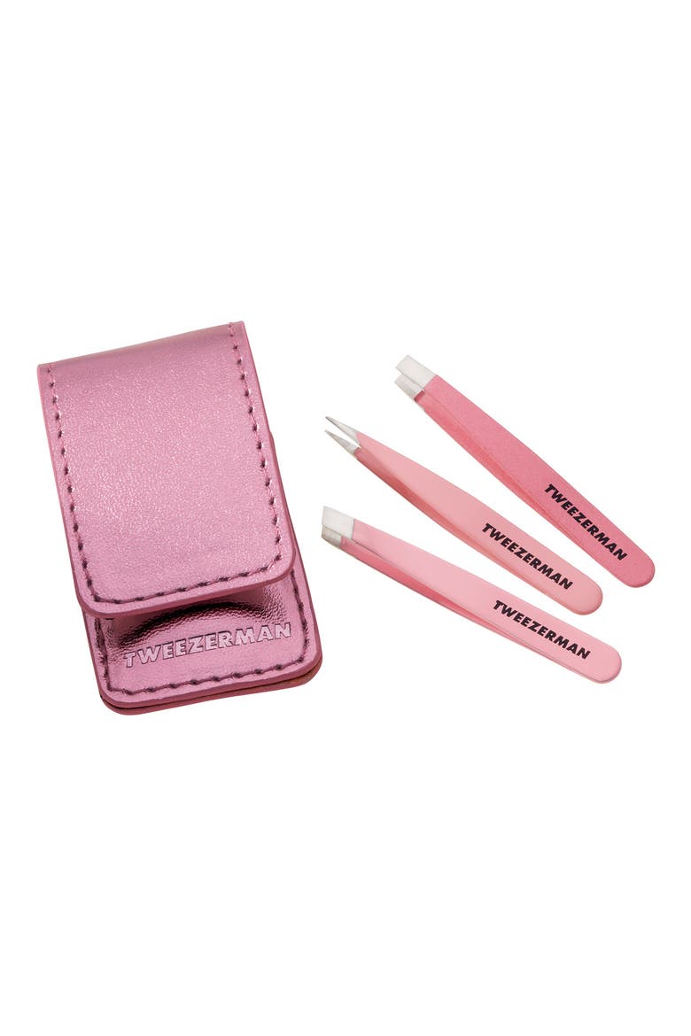 Micro Mini Tweezer Set, Main, color, PINK