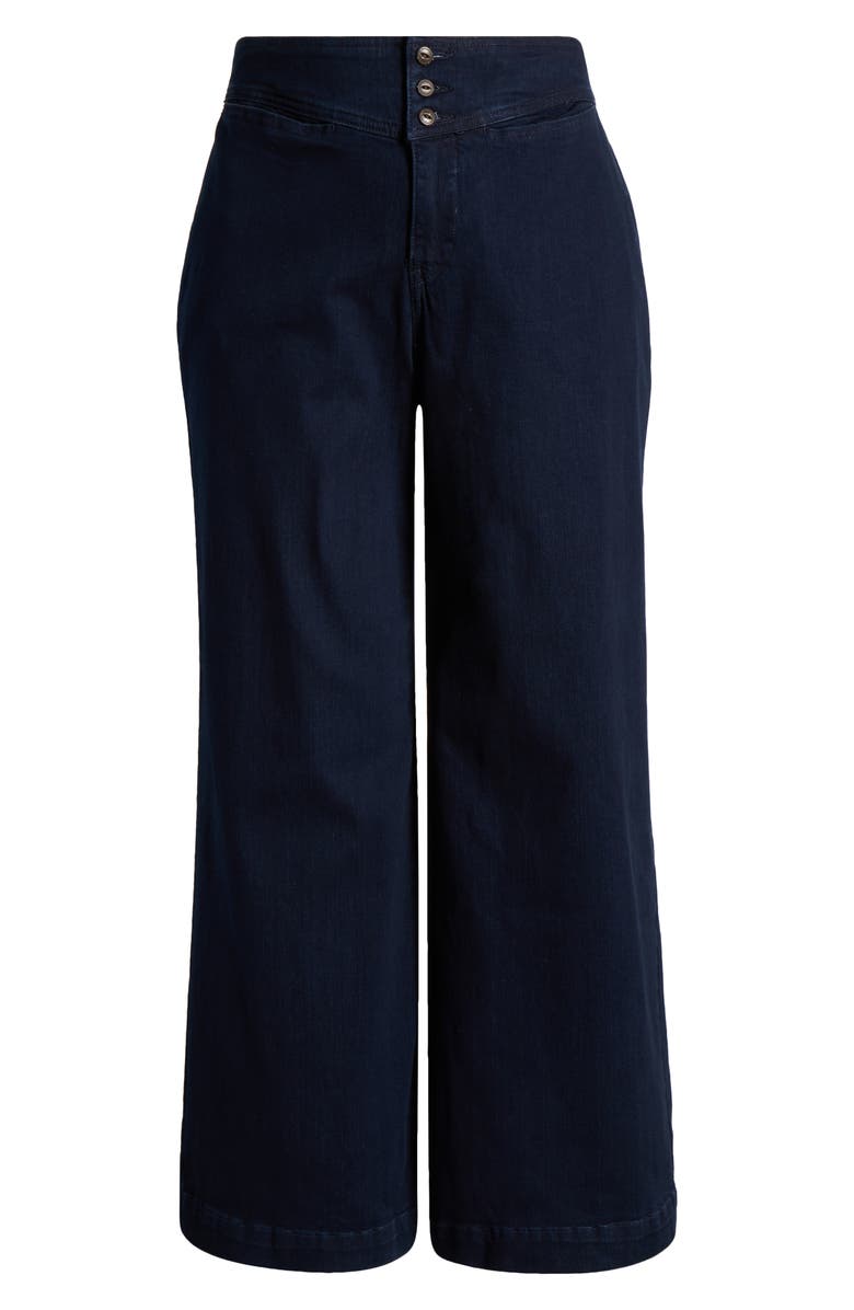 Universal Standard Charlie Sailor High Waist Straight Leg Jeans, Alternate, color, Dark Indigo