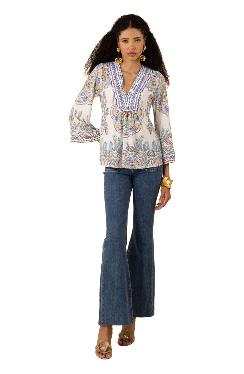 Hale Bob Kimber Jersey Beaded Top, Main, color,