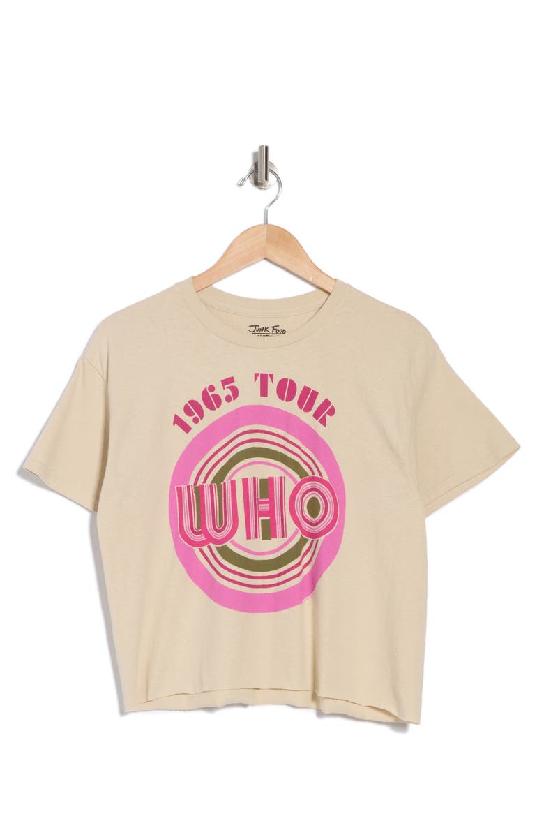 Junk Food The Who 1965 My Generation Tour Graphic T-Shirt, Alternate, color, 