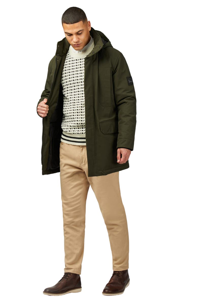 Ben Sherman Heavy Parka, Alternate, color, 