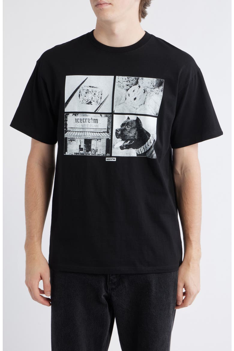Good for Health Graphic T-Shirt, Main, color, BLACK