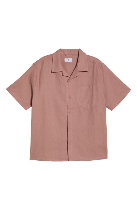 Linen & Cotton Camp Shirt