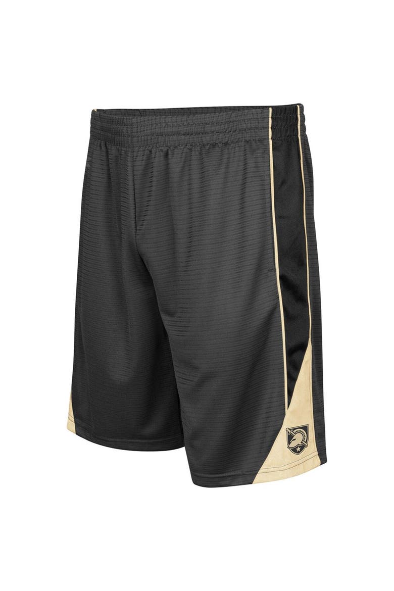 Men's Colosseum Charcoal Army Black Knights Turnover Shorts, Main, color, Charcoal
