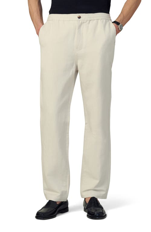 Joe's Clarkson Stripe Linen Pants In Flax